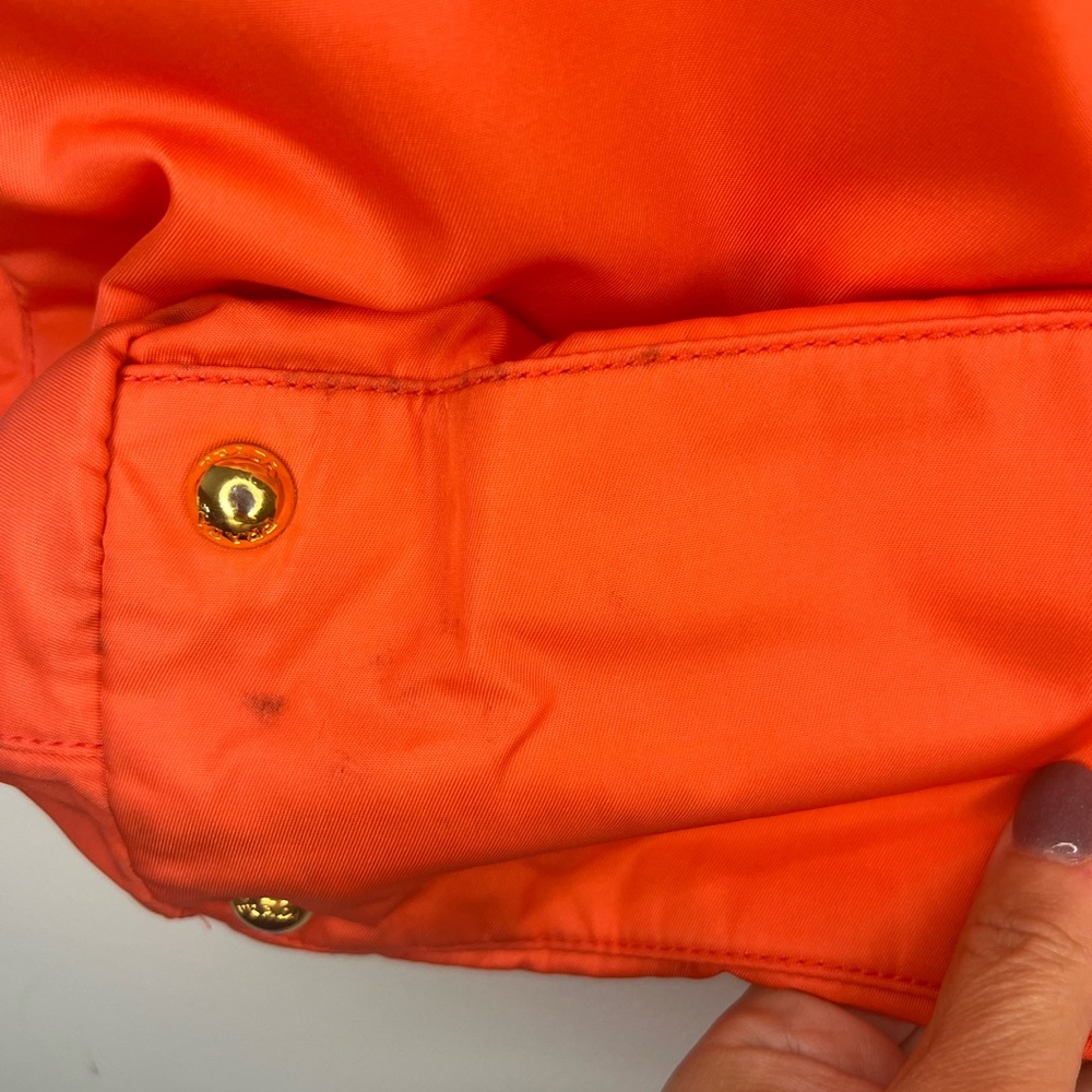 Prada Orange Nylon Tessuto City Tote - Picture 4 of 16